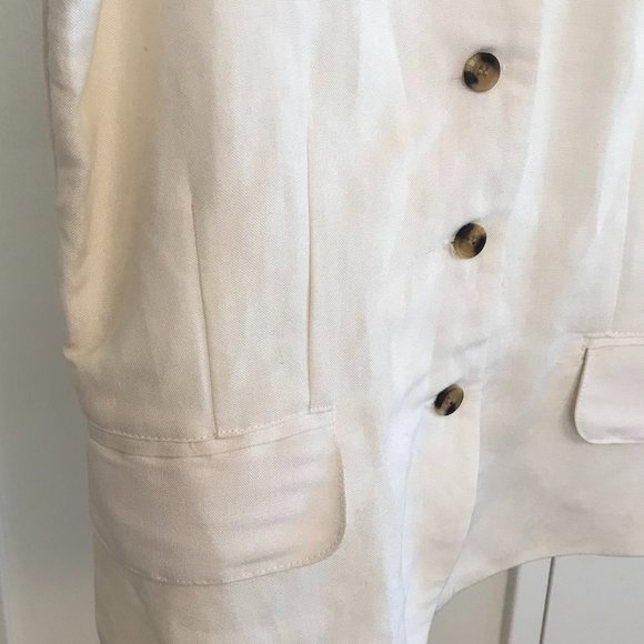 Adorable Rayon Vest, Fabulous Color of Linen! - Picture 5 of 14